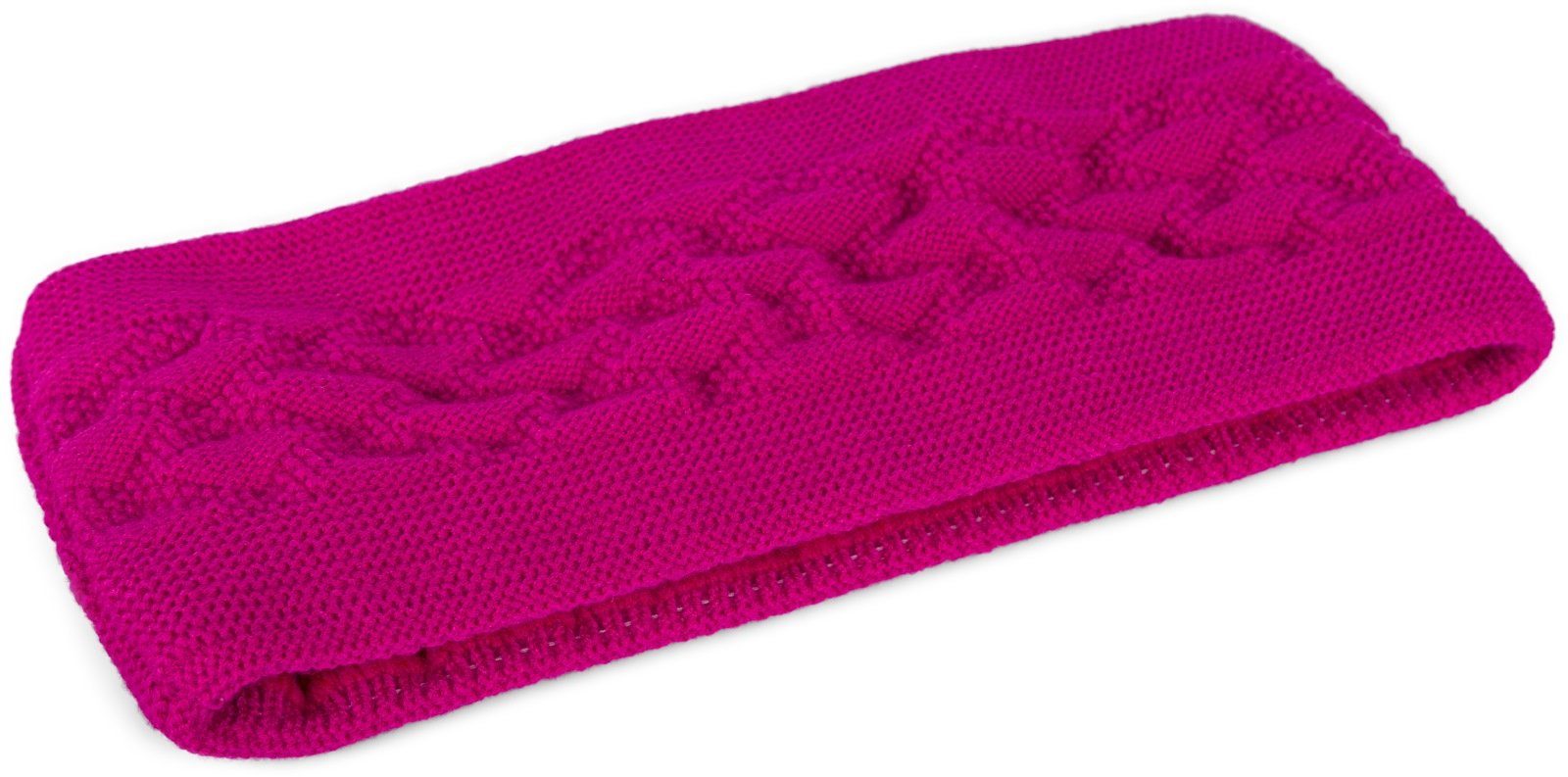 styleBREAKER Stirnband (1-St) Strick Stirnband mit Rauten Muster