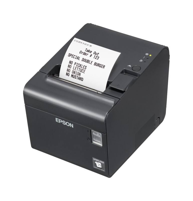 Epson TM-L90LF (682) POS-Drucker Dunkelgrau