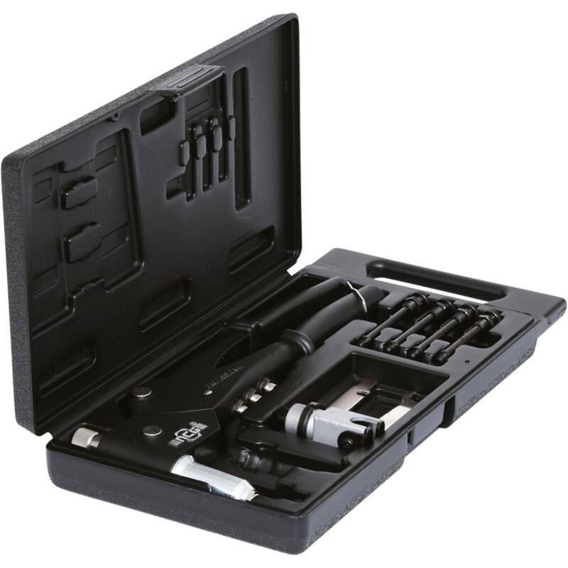 KS Tools Handnietzangen-Set 1509610 Schwarz, Silber