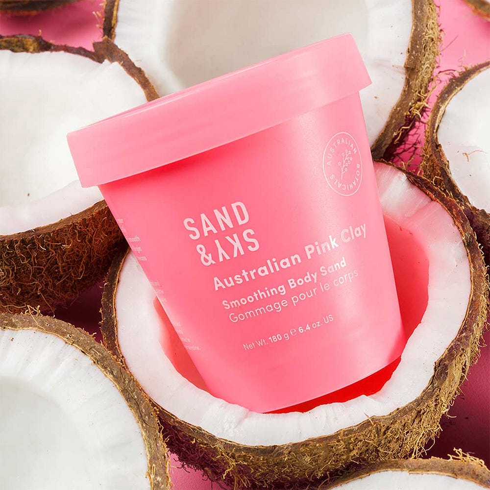 Sand & Sky Australien Pink Clay Smoothing Body Sand 180 g