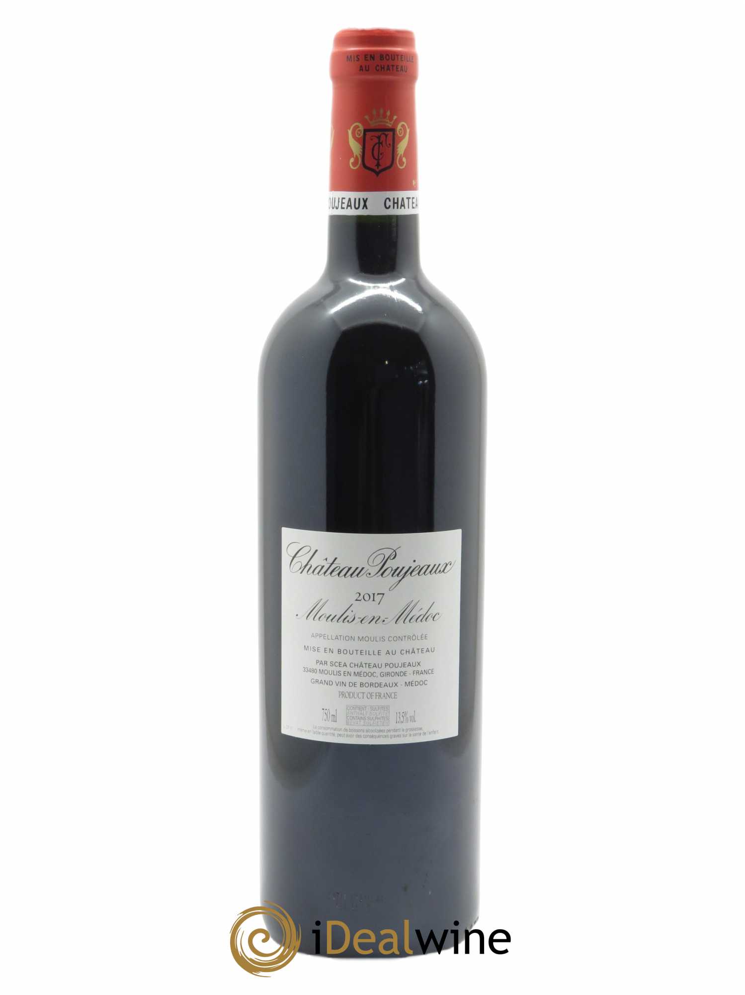 Château Poujeaux  2017 - Lot de 1 Bouteille