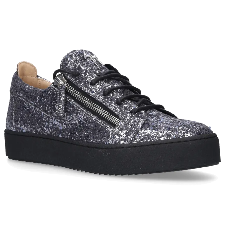 Giuseppe Zanotti - Sneaker low FRANKE Glitter - grau