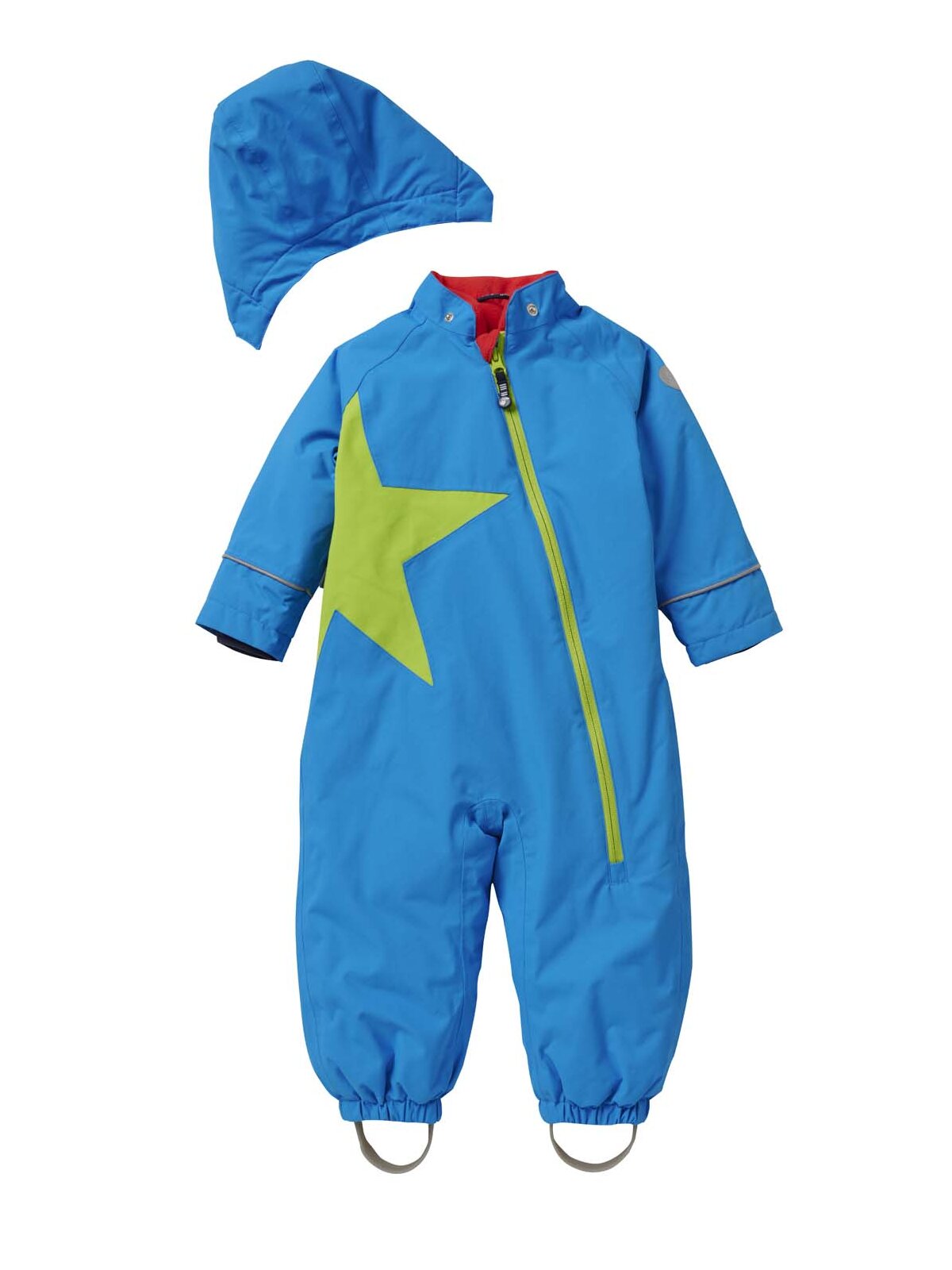 Schneeoverall Stern, azur
