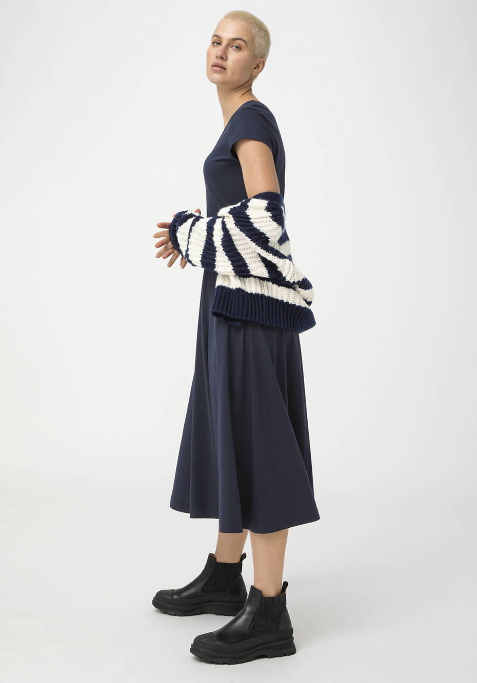 Jersey-Kleid aus reiner Bio-Baumwolle