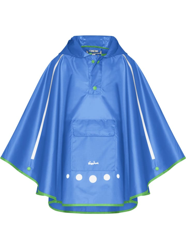 Playshoes Regenponcho faltbar in Blau günstig kaufen