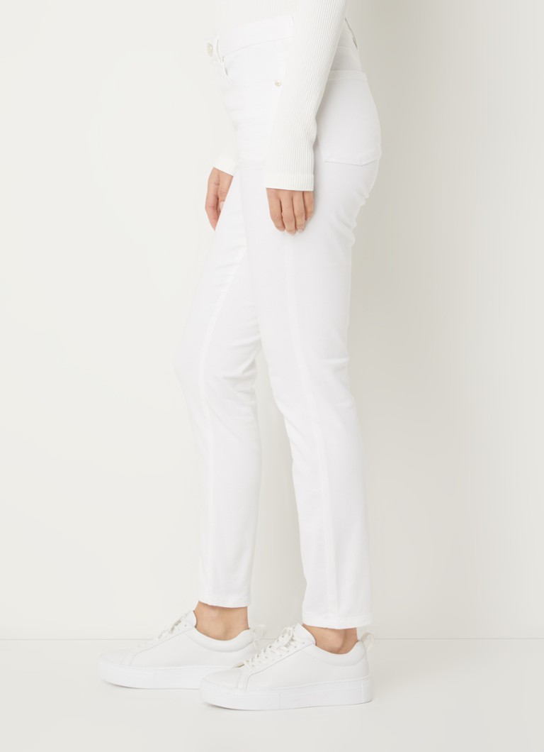 OPUS  Elma mid waist skinny jeans met gekleurde wassing