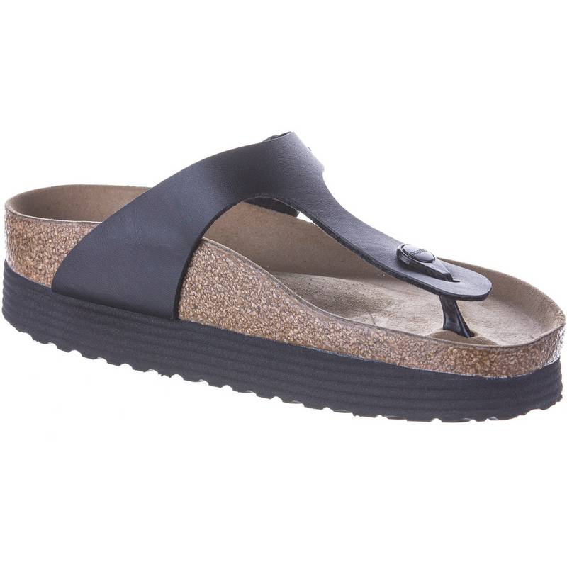 papillio Gizeh Grooved Platform BF Zehentrenner Damen