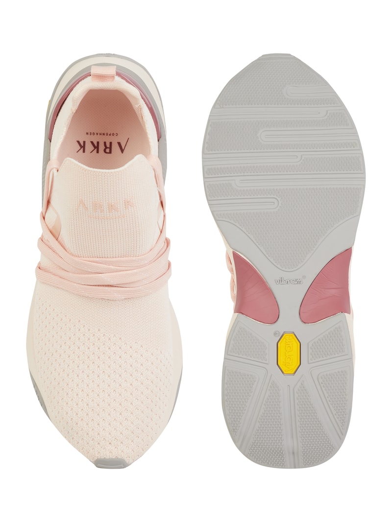 Sneaker mit Logo Modell 'Raven' in rosa