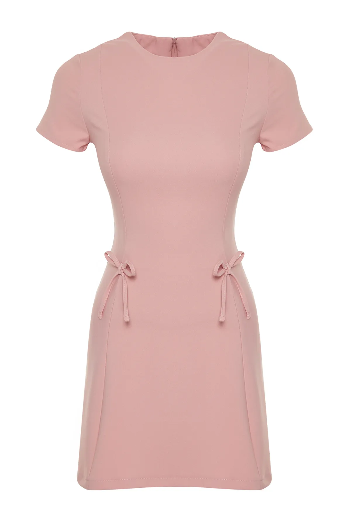 Trendyol Collection  Pudergewebtes Minikleid TWOSS24EL00803