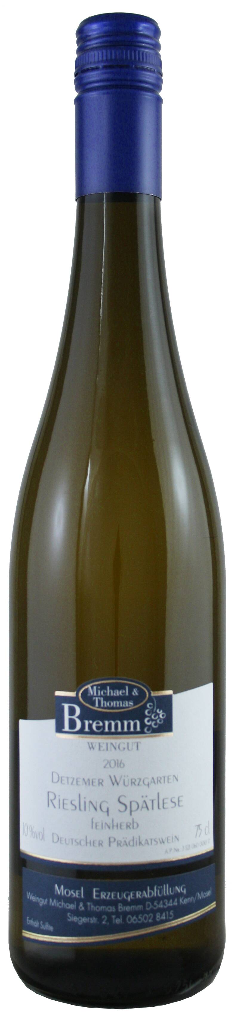 Weingut Bremm Riesling feinherb Detzemer Maximiner Klosterlay Weingut Bremm 2022
