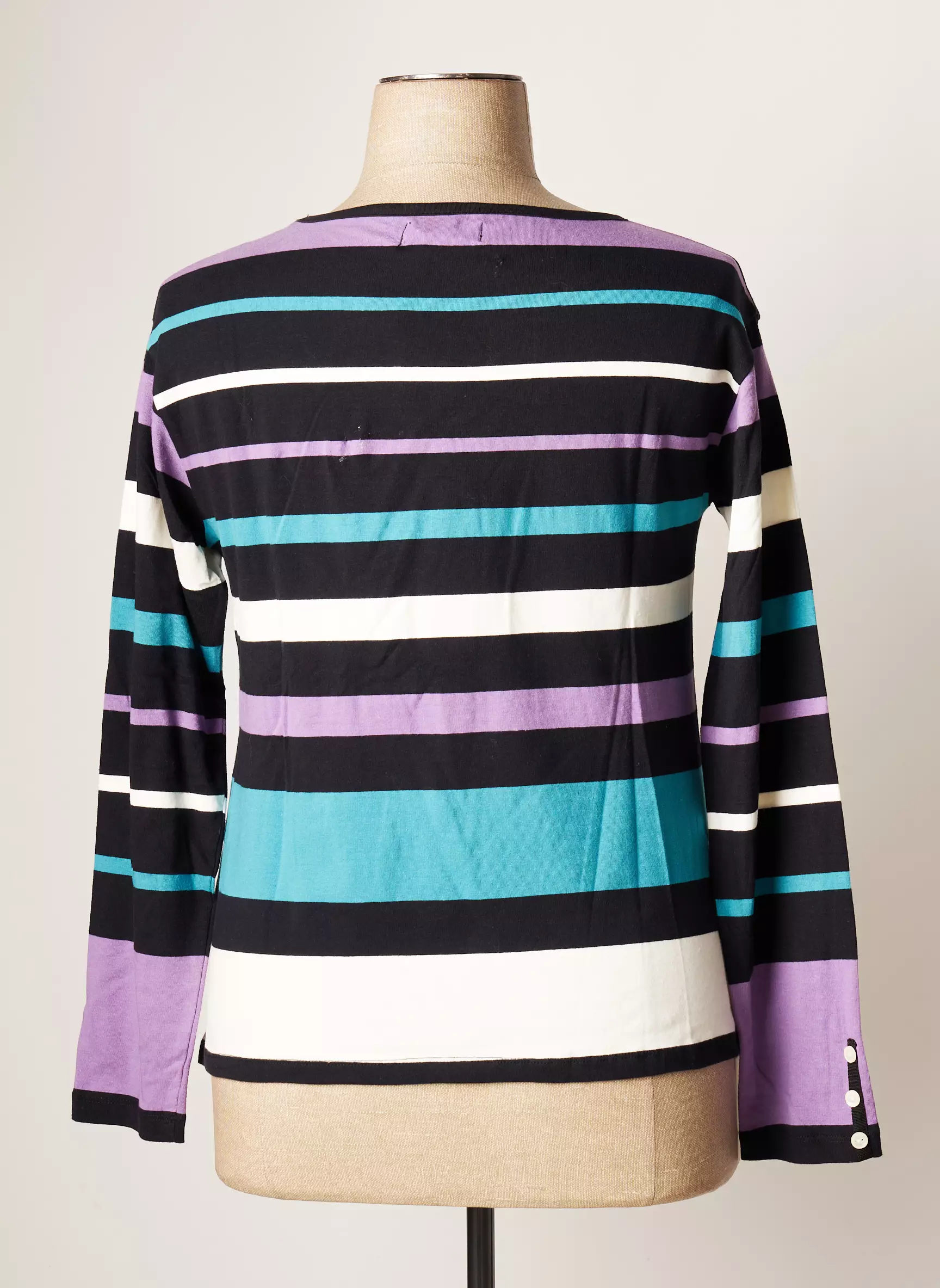 Bleu Sale Tshirts Femme couleur noir