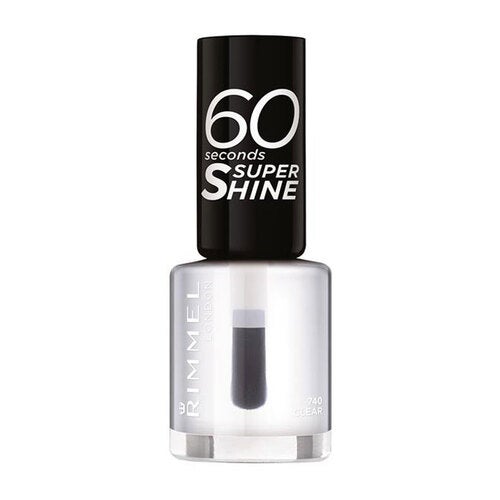 Rimmel London 60 Seconds Super Shine lak na nehty odstín 740 Clear 8 ml