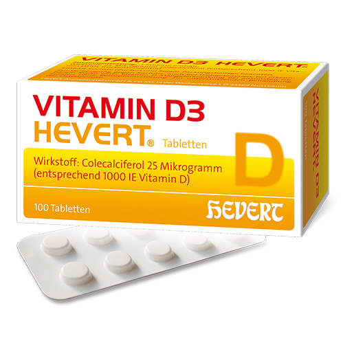 VITAMIN D3 HEVERT Tabletten  100 St  Tabletten
