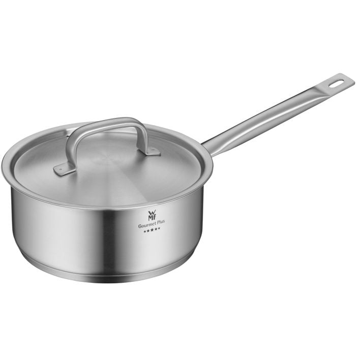 Gourmet Plus Stielkasserolle mit Deckel, 20 cm