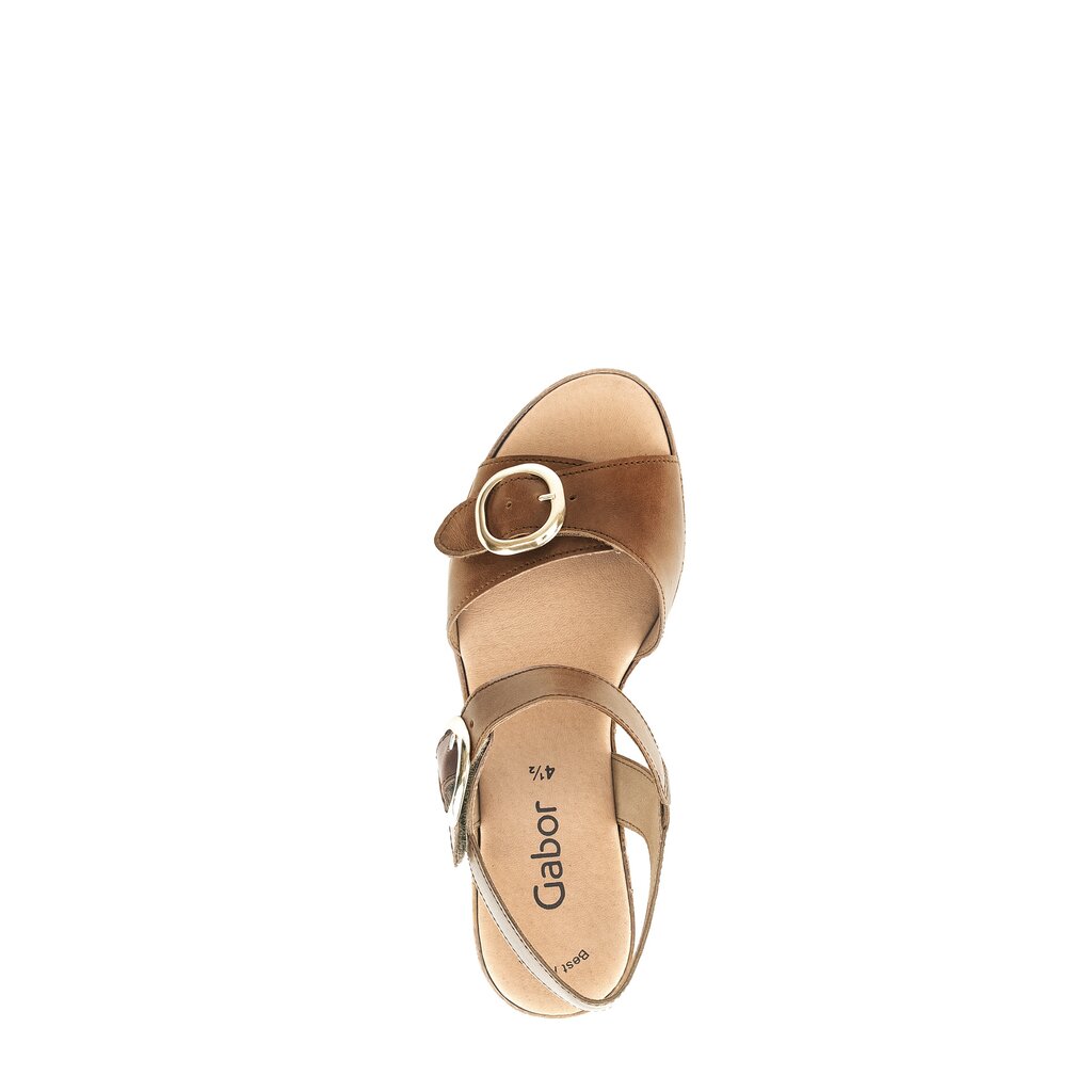 Gabor fashion Plateau Sandale braun