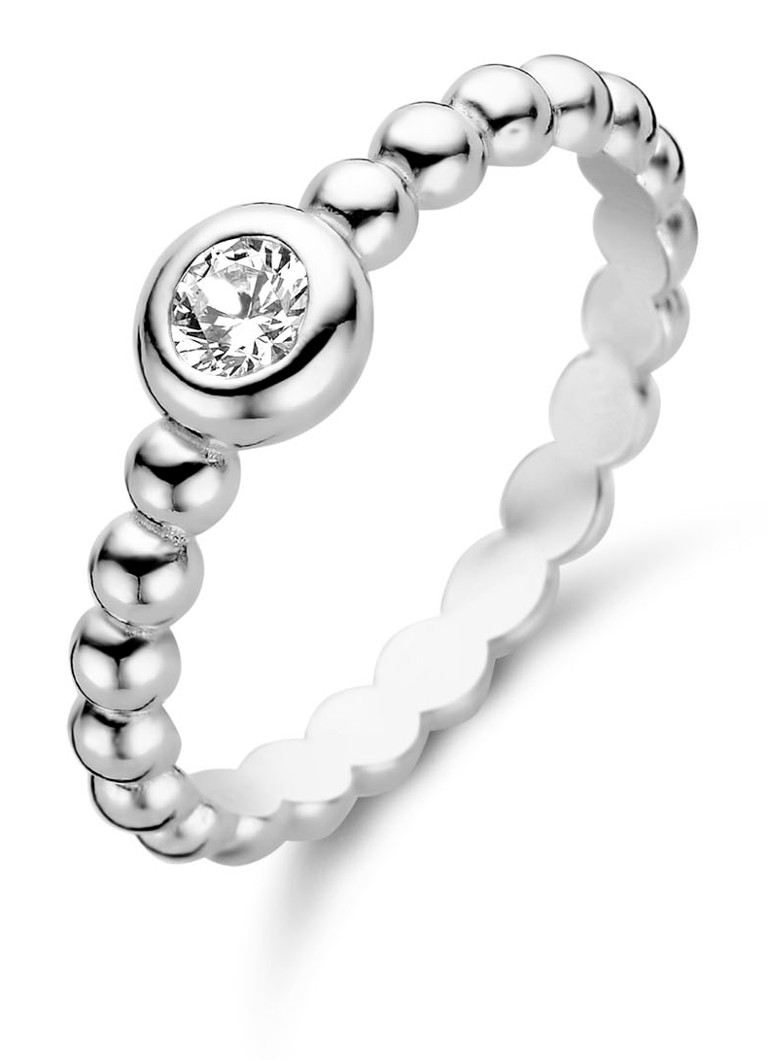 Srebrni prsten s dragim kamenjem Casa Jewelry