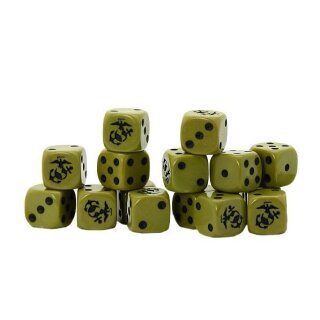 US Marine Corps D6 Dice (16)