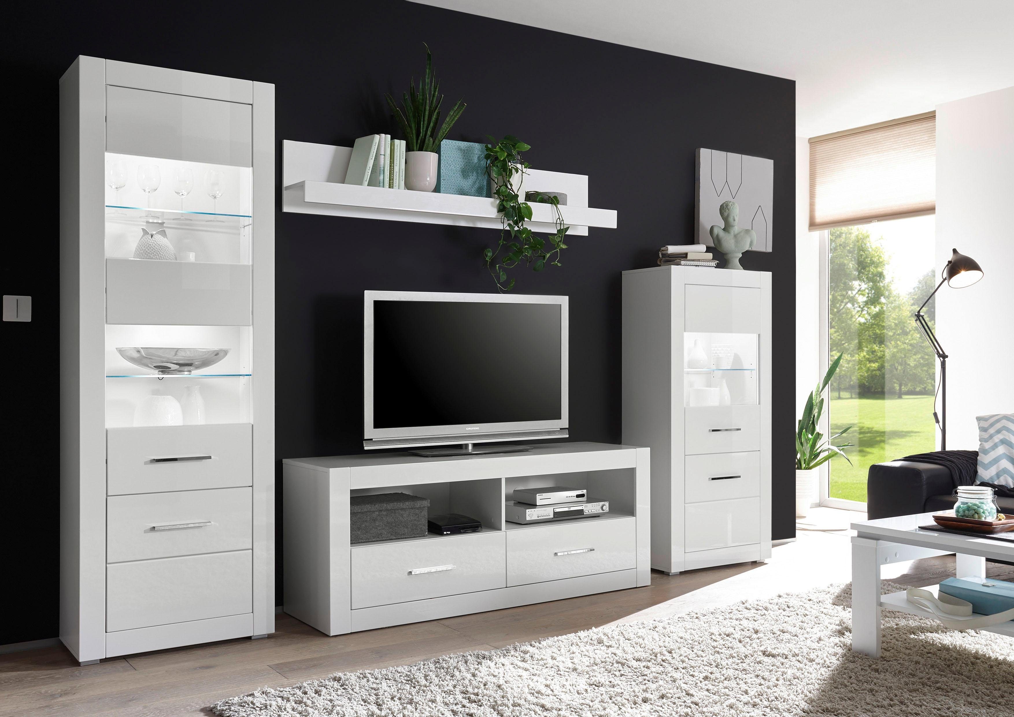 INOSIGN Wohnwand BIANCO, (Set, 4-St)
