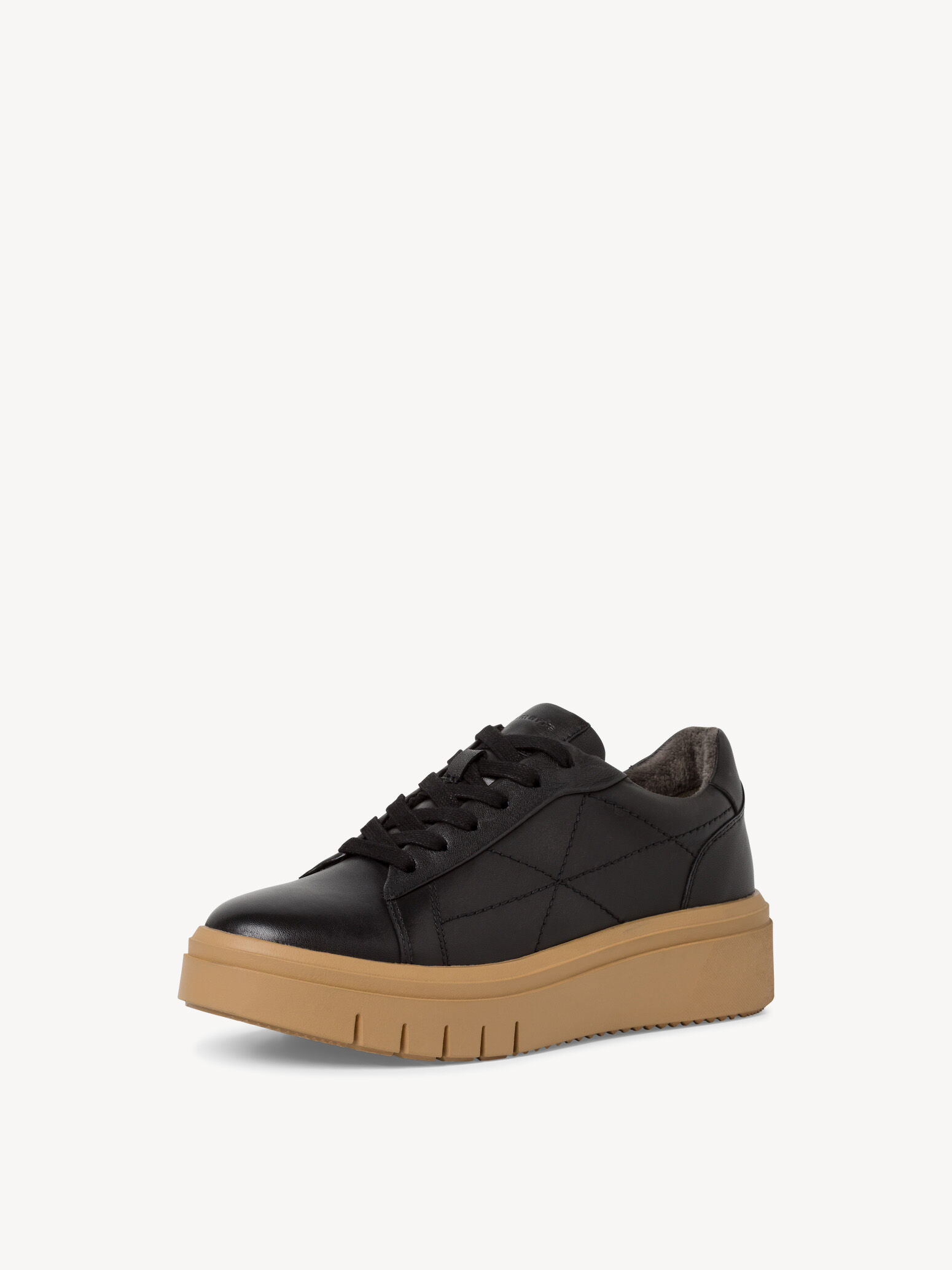 Basket en cuir - noir