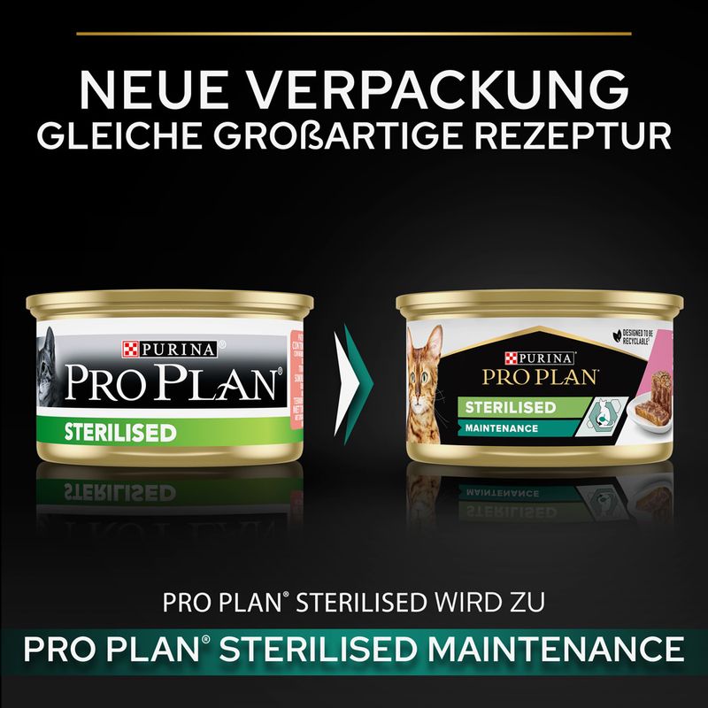 PURINA PRO PLAN Cat Sterilised Maintenance 24 x 85 g | bitiba %