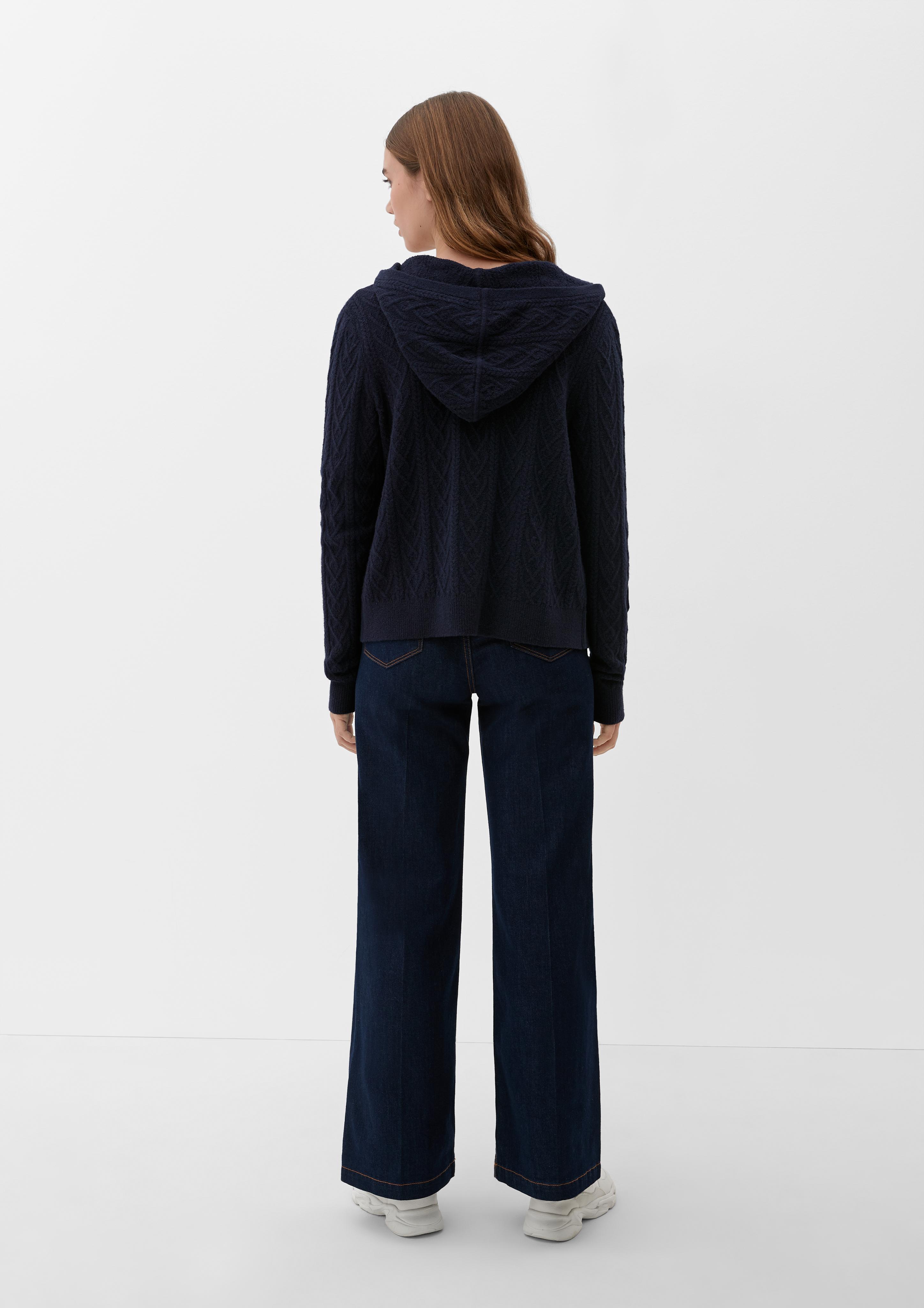 Cardigan mit Zopfmuster  2124135-5959