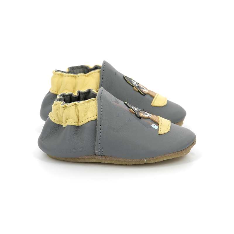 Chaussons cuir tannage vegetal Sea Bear Crp