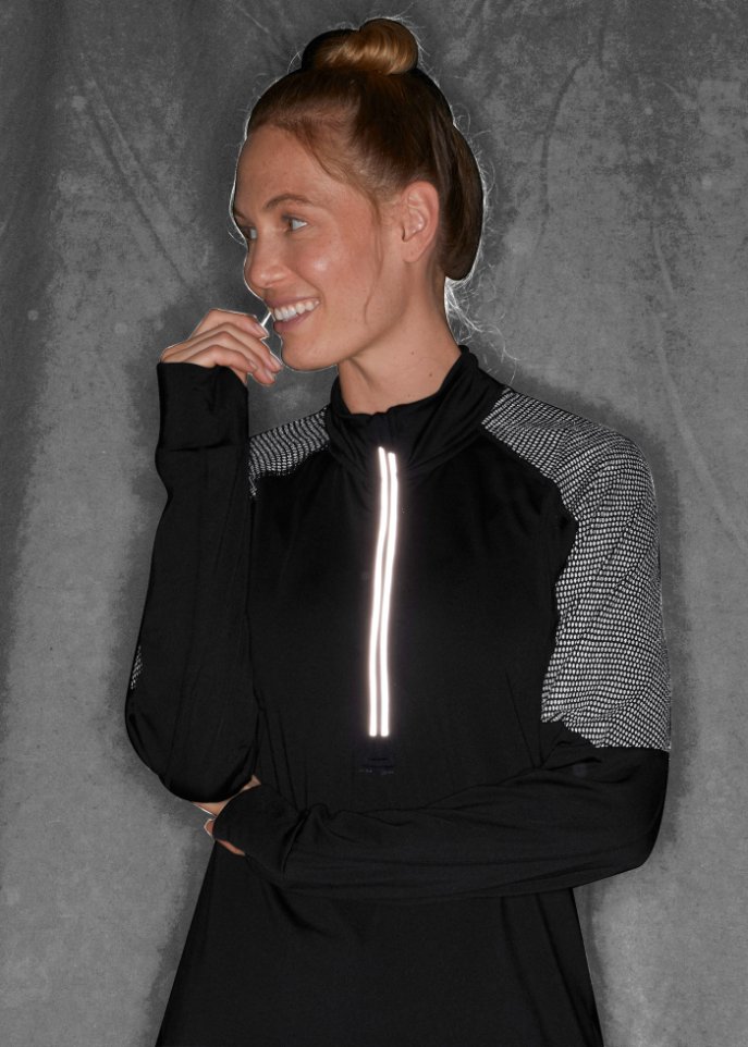 Thermo-Funktions-Shirt mit reflektierendem Druck