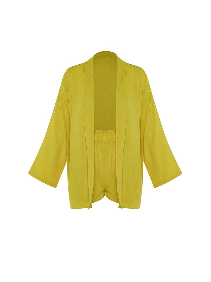 trendyol 2tlg. Outfit in Limette günstig kaufen