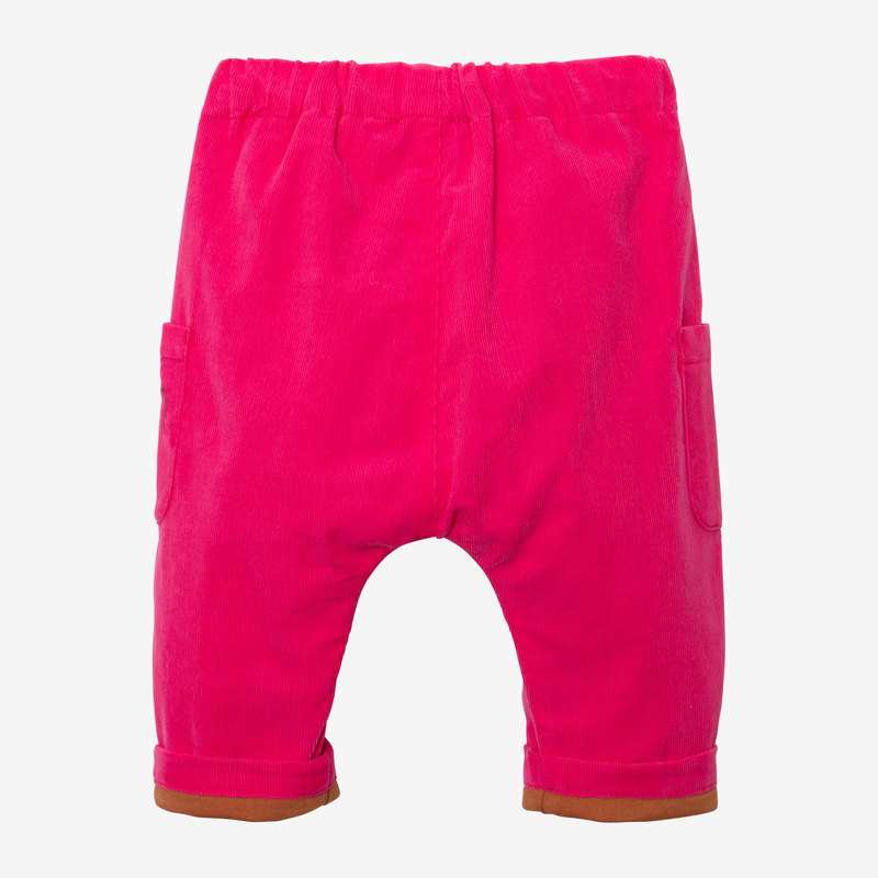 Pantalon bébé fille velours rose Catimini