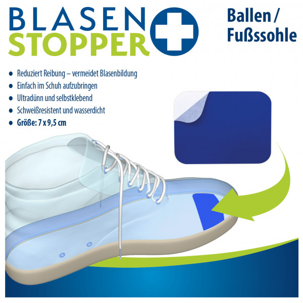 Blasenstopper - Blasenstopper Rechtecke für Ballen/Ferse