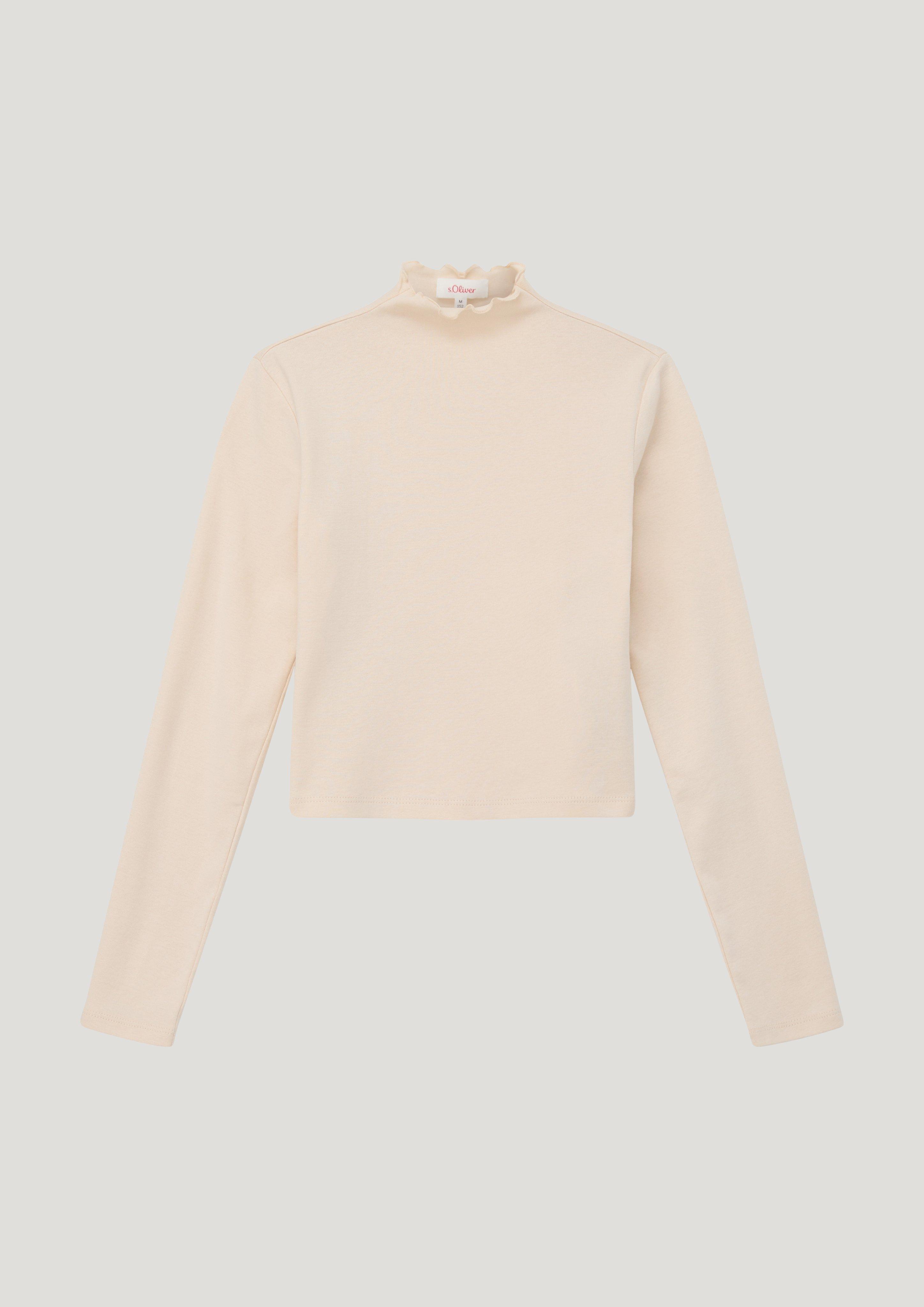 Verkürztes Turtleneckshirt aus Rippware  2135049-0805