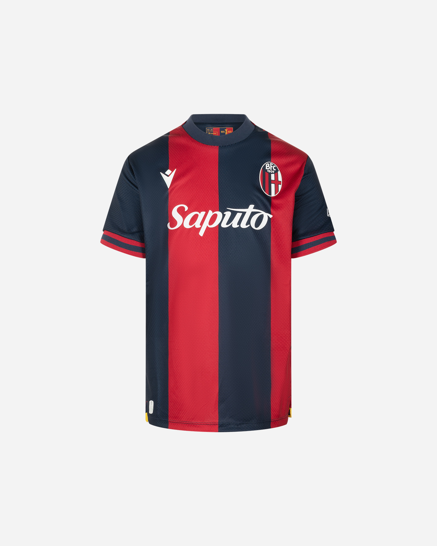 Macron Bologna Champions League Thuisshirt 24-25 Jr Officieel Voetbalshirt 70006691