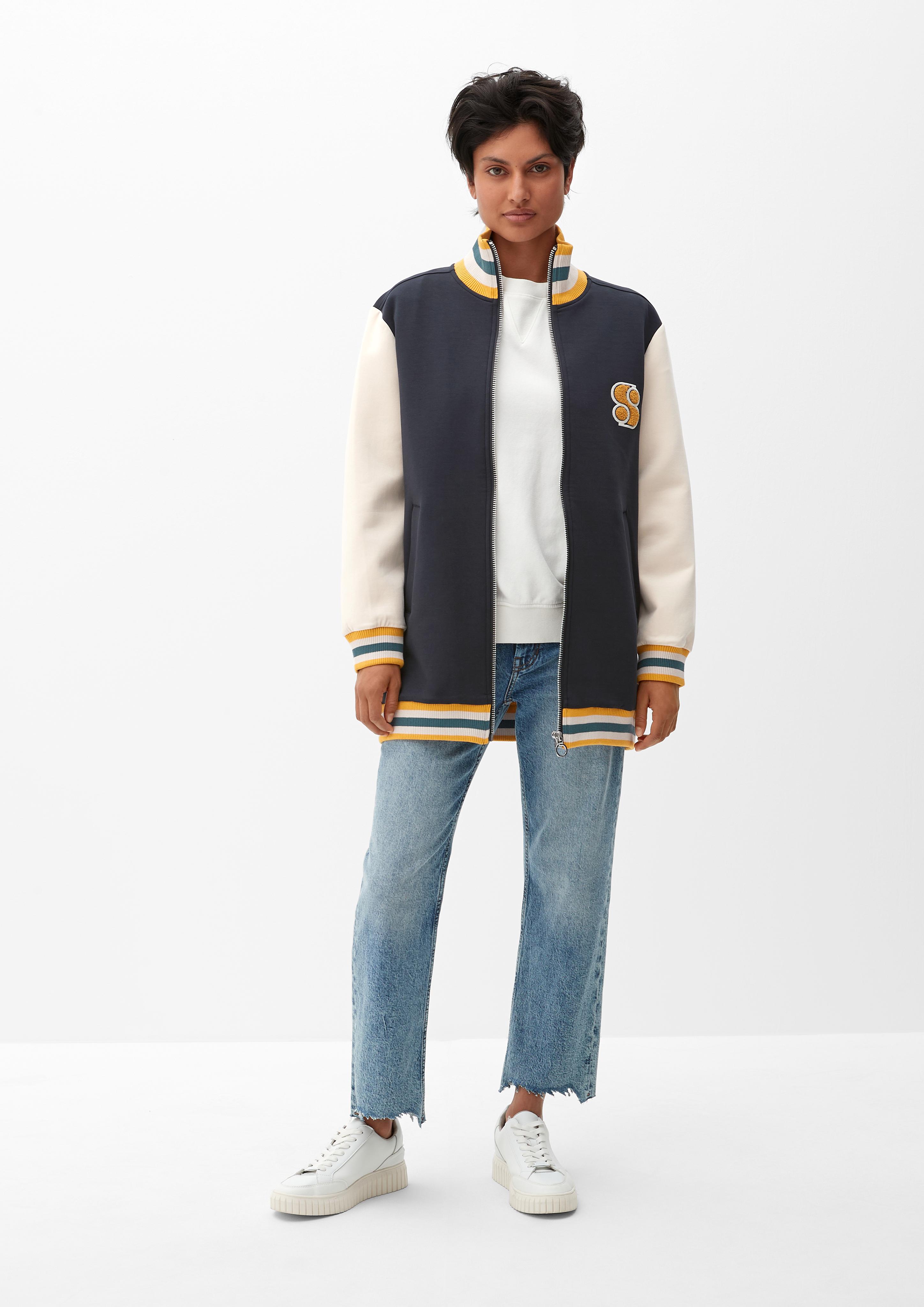 College-Jacke aus Scuba  2122008-5989
