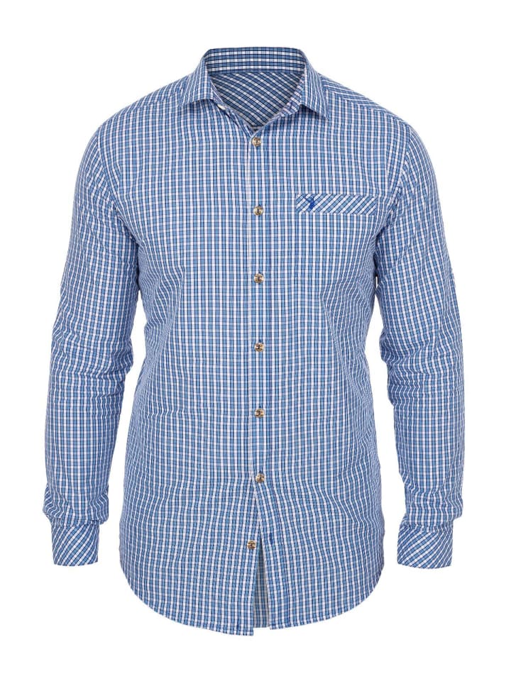 Spieth & Wensky Hemd NEPTUN in blau günstig kaufen