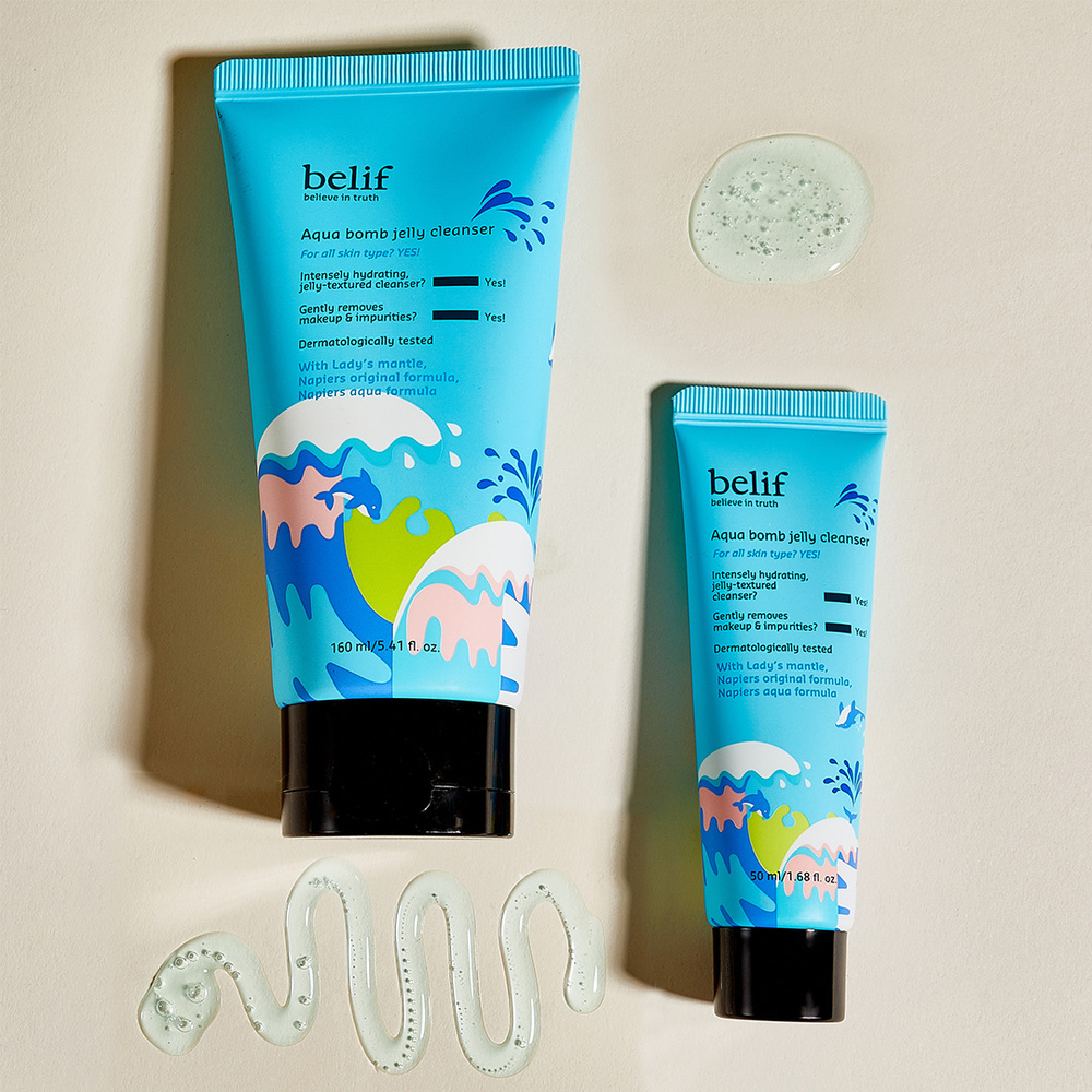 belif AQUA BOMB JELLY CLEANSER Mini Nettoyant