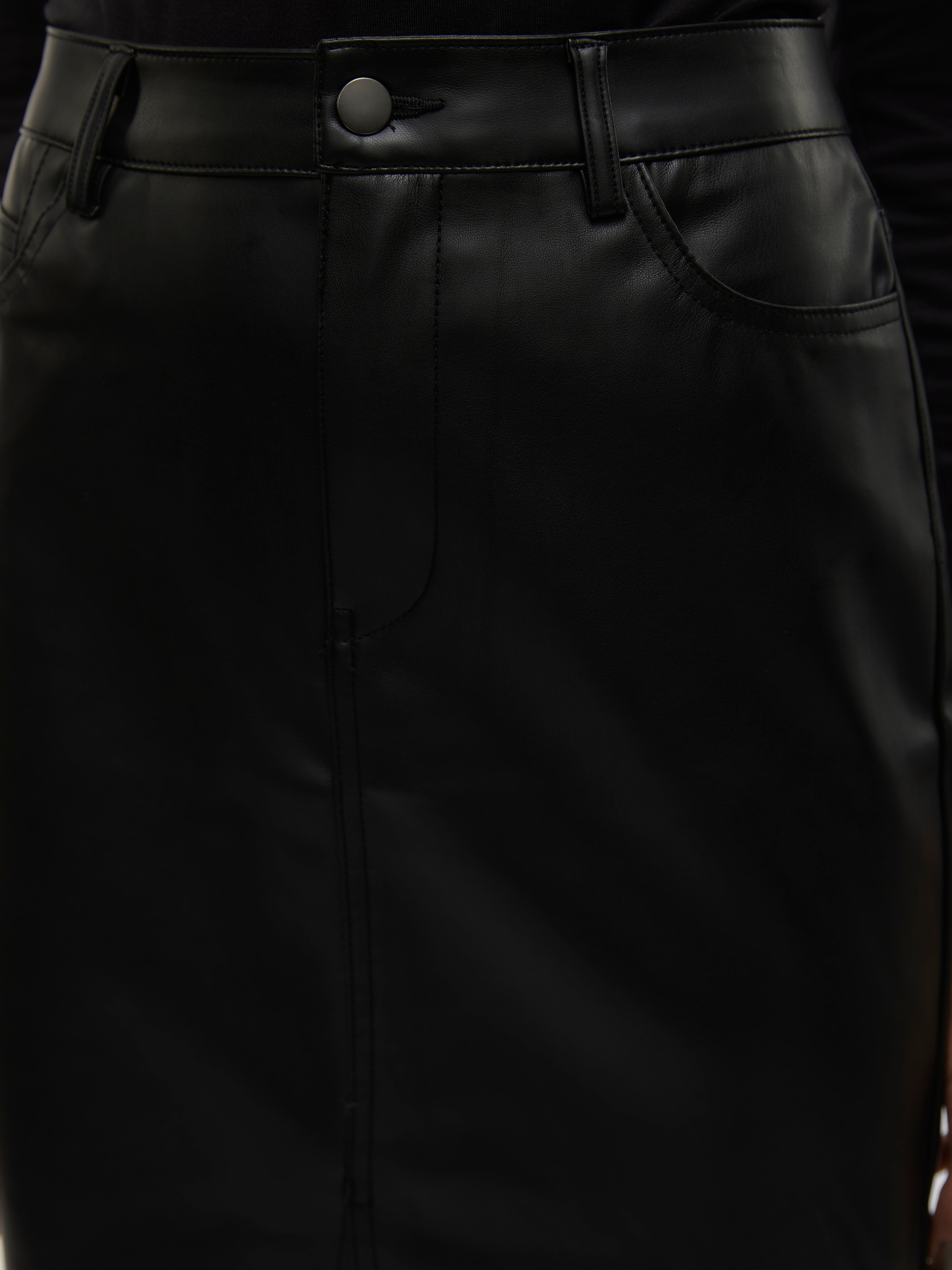 VMBEVERLY Hohe Taille Langer Rock