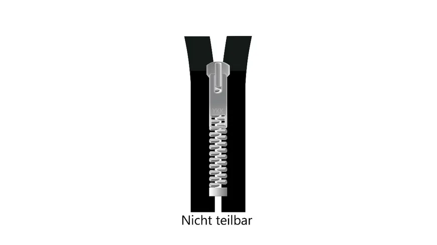 YKK Reißverschluss unteilbar mit schmaler Kunststoffspirale - 60 cm 058 - marine