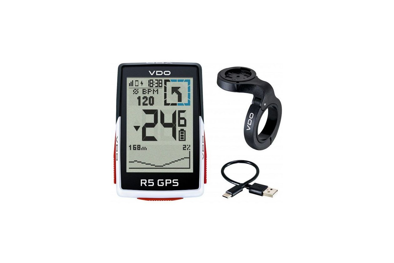 VDO R5 GPS inkl. Over Clamp Butler Lenkerhalter