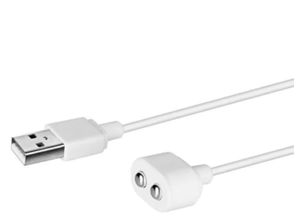 Satisfyer USB-opladningskabel hvid