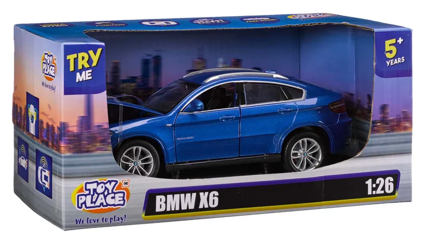 Müller - Toy Place - 1:24 Modellauto BMW X6, Licht + Sound