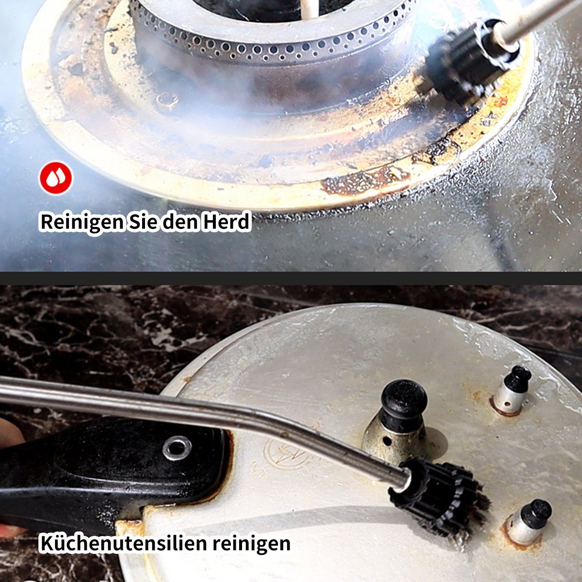 Hikeren Dampfreiniger Multifunktionaler Dampfreiniger,Für Reinigen Sie Möbel und Geräte