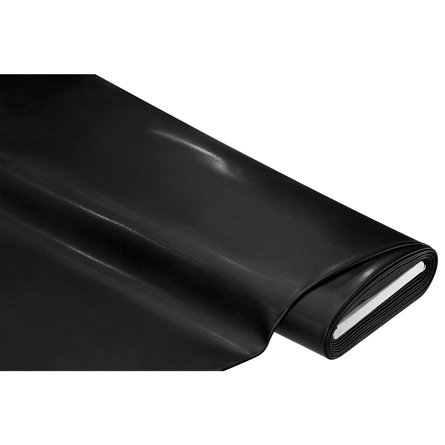 Glattes Kunstleder, schwarz