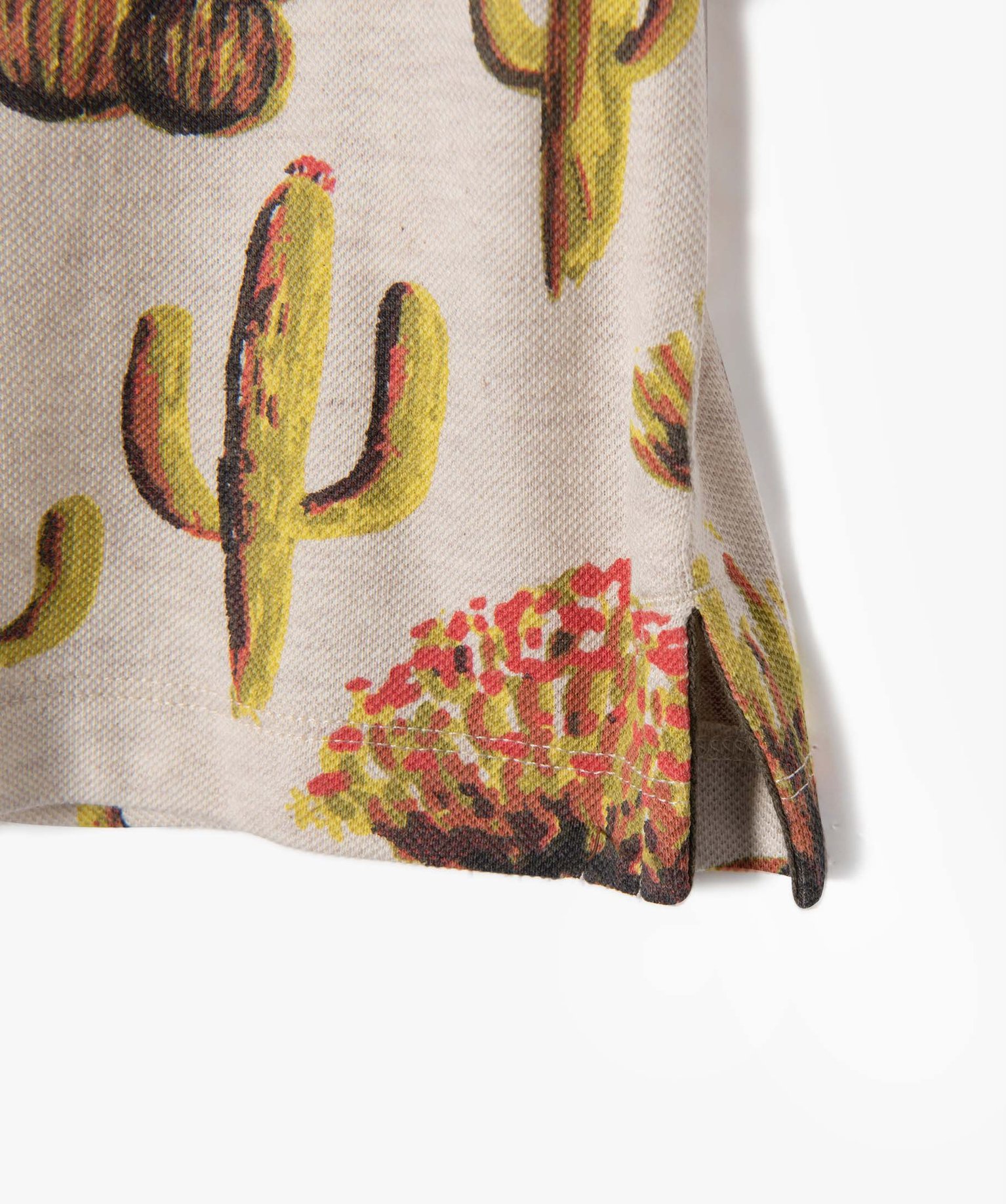 Polo Garçon à manches courtes et motifs cactus imprime | GEMO