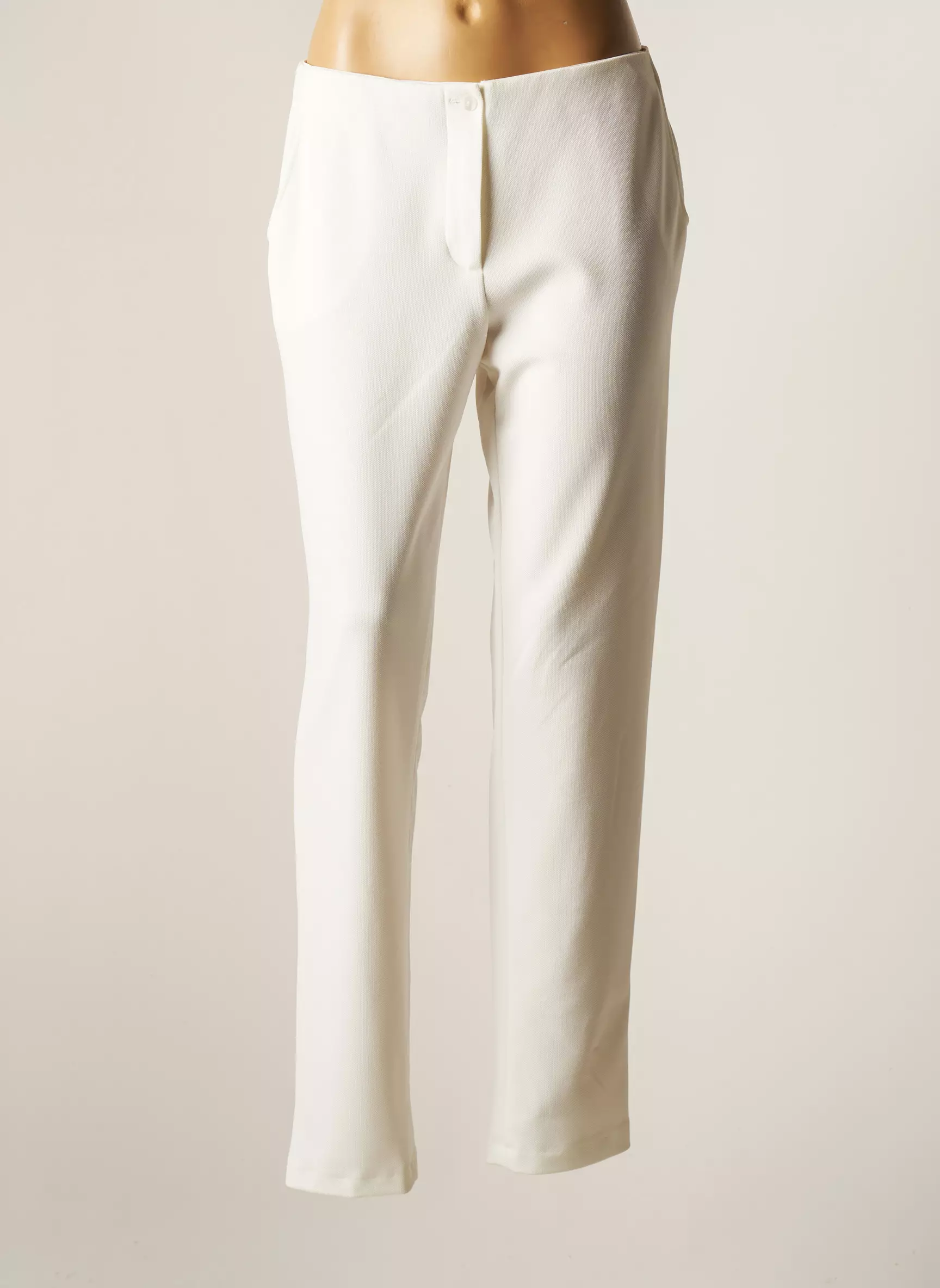 Guy Dubouis Pantalons Slim Femme couleur blanc