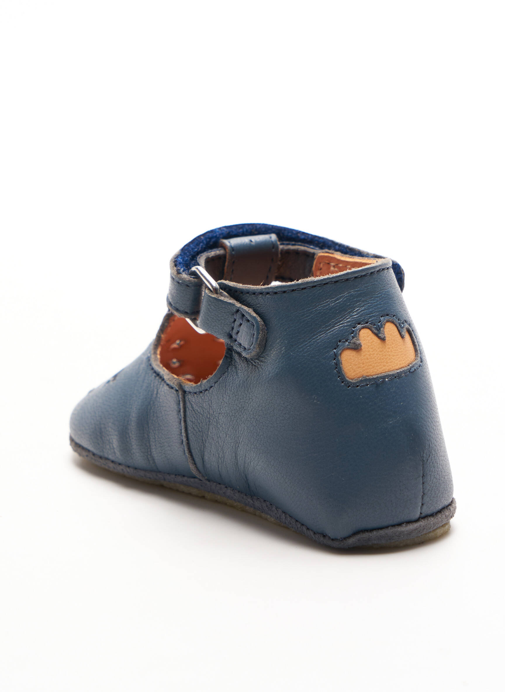 Easy Peasy Chaussons Fille couleur bleu