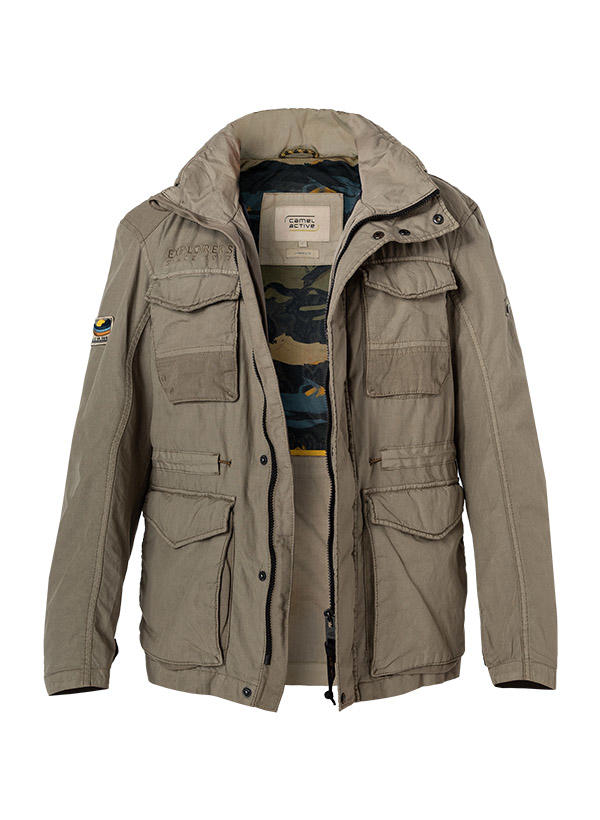 camel active, Fieldjacket, Baumwolle halbgefüttert, khaki