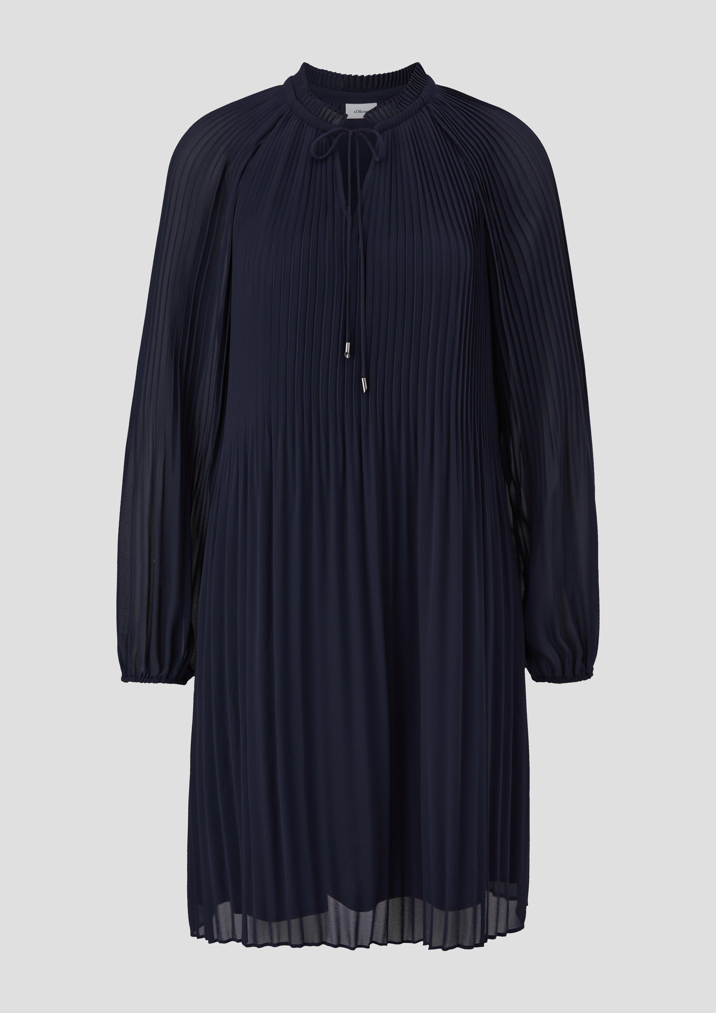 Plissiertes Kleid aus Chiffon  2142612-5959