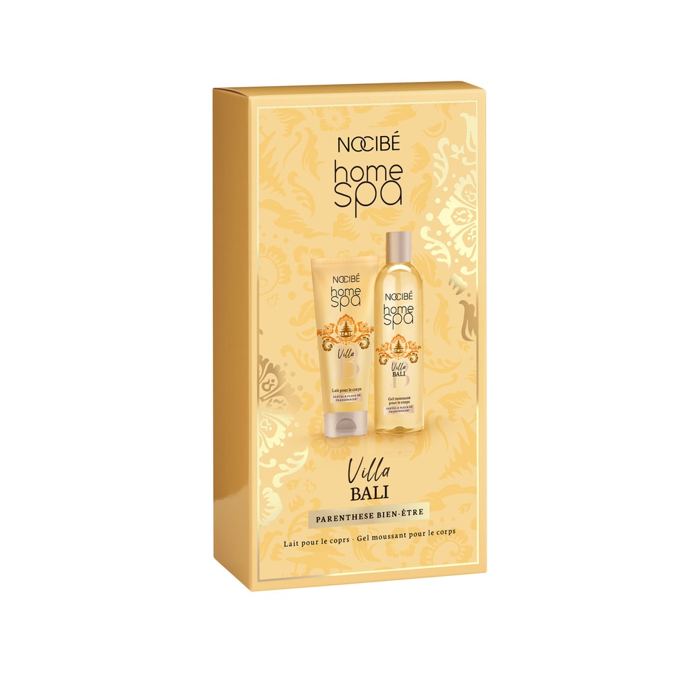 Nocibé Home Spa - Coffret Villa Bali Parenthèse Bien-être Lait corps & mousse de douche
