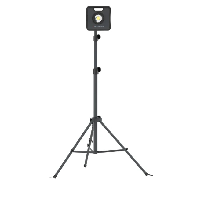 Scangrip 49.0215 Nova 6K Dimbar Byggelampe LED 6000 Lumen + Stativ 1,35 - 3,0 m