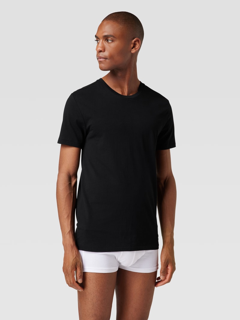 T-Shirt im 3er-Pack in schwarz